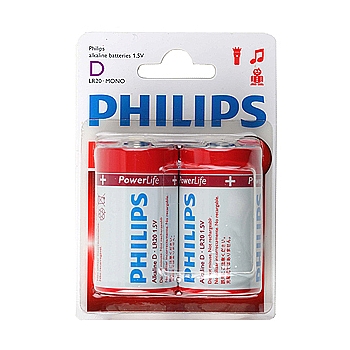 Philips LR20-2BL POWERLIFE [LR20-P2/01B] (24/96/5760)