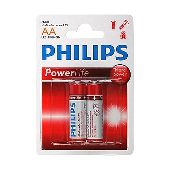  Philips LR6-2BL POWERLIFE (24/432/10800)