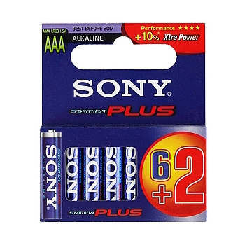  Sony LR03-6+2BL STAMINA PLUS [AM4M6X2C] (80/240/13440)