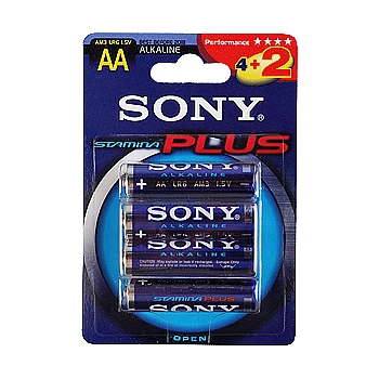  Sony LR6-4+2 STAMINA PLUS [AM3B4X2A] (36/144/12960)
