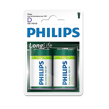  Philips R20-2BL LONG LIFE [R20-P2/01B] (24/192/5760)