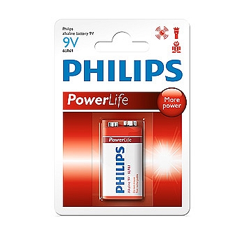  Philips 6LR61-1BL POWERLIFE [6LR61/01B] (12/144/4320)
