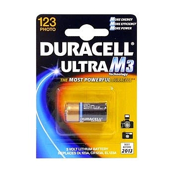  Duracell CR123 ULTRA (10/50/6000)