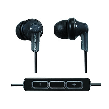 Panasonic Panasonic RP-HJC 120 E-K вкладыши канальные, черные (10)