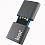 A-Data - Leef 64 Gb Fuse Charcoal Matte/Blue 